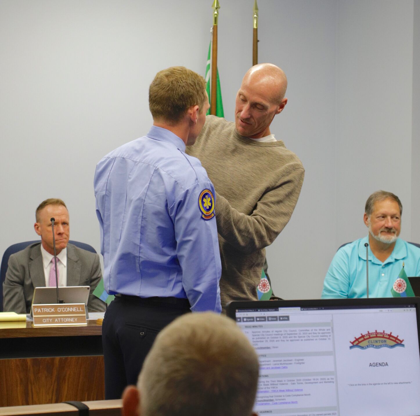 Firefighter Lance Muhlhausen, Craig Muhlhausen